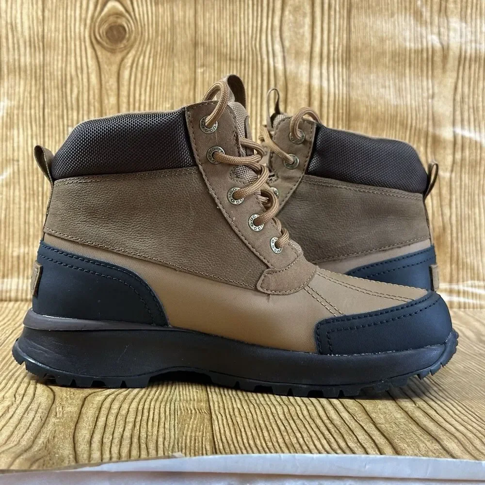 UGG Emmett Duck Boots Men’s Size 7 Waterproof Trail Shoes Chesnut‎ Brown 1115834